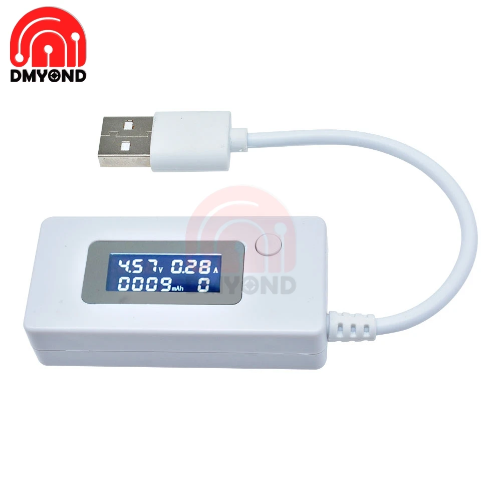 LCD Backlight USB Current Voltage Charging Capacity Tester Meter Charger Doctor Voltmeter Ammeter Monitor Detector Mobile Phone