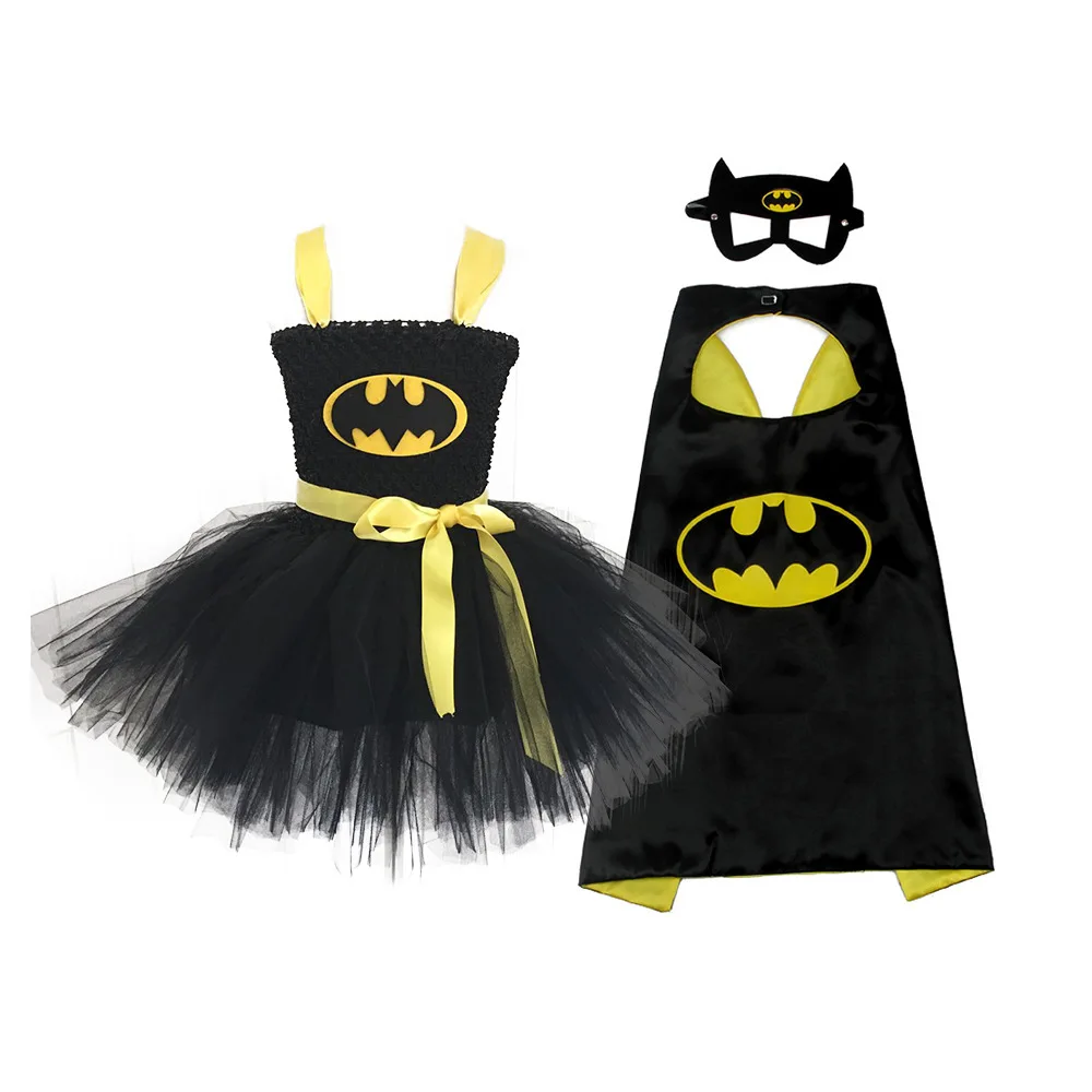 Wonder Girls Trajes de Halloween para Meninas Tutu Vestido Super Herói Inspirado Roupas Anime Cosplay Traje Roupas de Festa de Aniversário