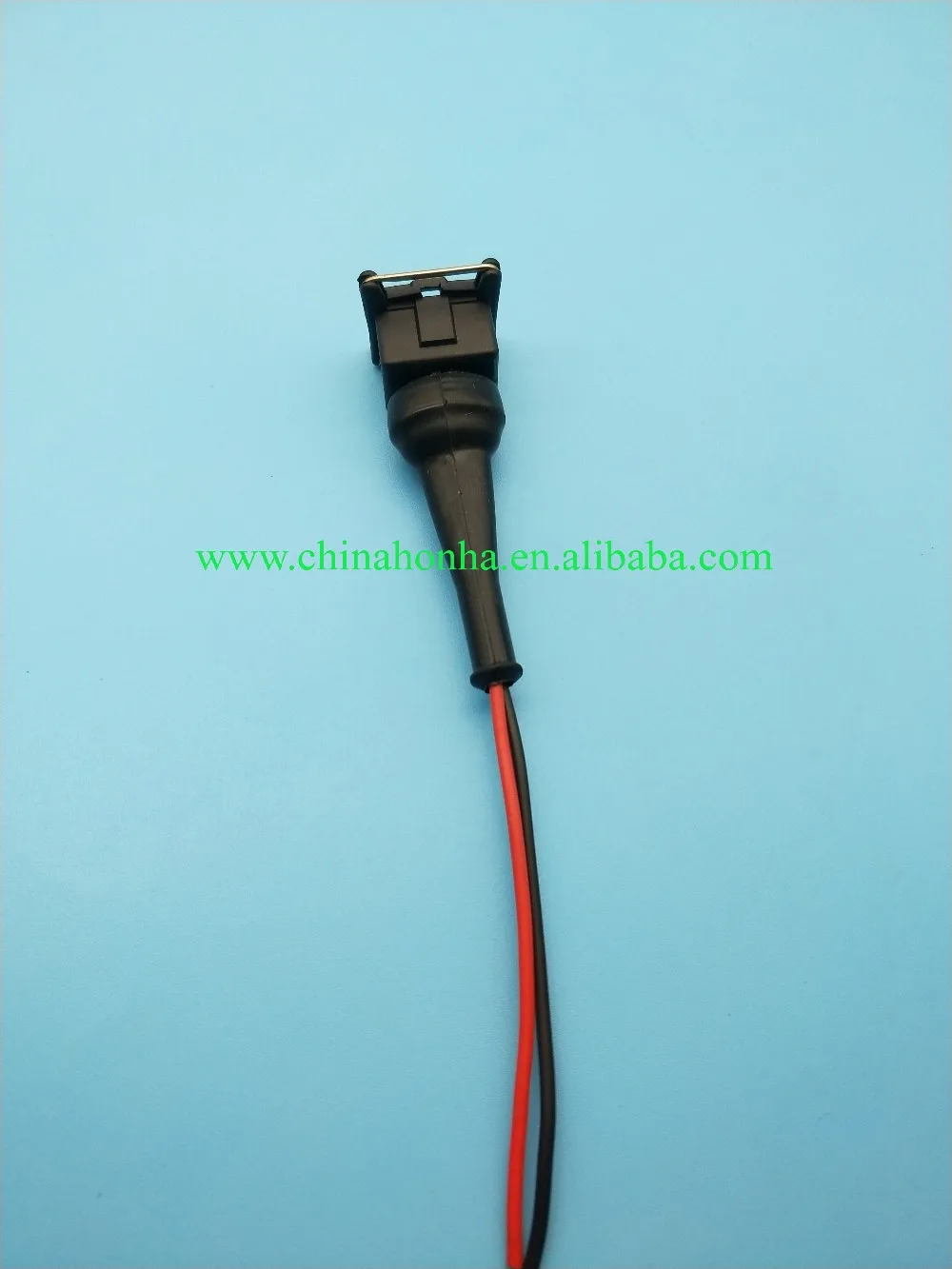 

EV1 STYLE FUEL INJECTOR CONNECTOR PLUG WITH PIGTAIL HARNESS WIRING with 15cm 18AWG wire