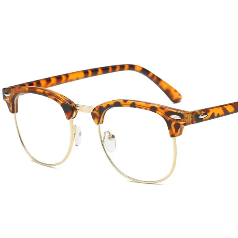 Gafas ópticas de memoria para miopía, lentes de media montura terminadas para hombres y mujeres, 1-1,5-2-2,5-3-3,5-4-4,5-5-5,5-6