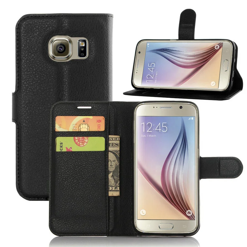 Wallet Flip Leather Case for Samsung Galaxy S7 (Duos) G930 G930F G930FD G930A phone Leather back Cover case with Stand Etui case