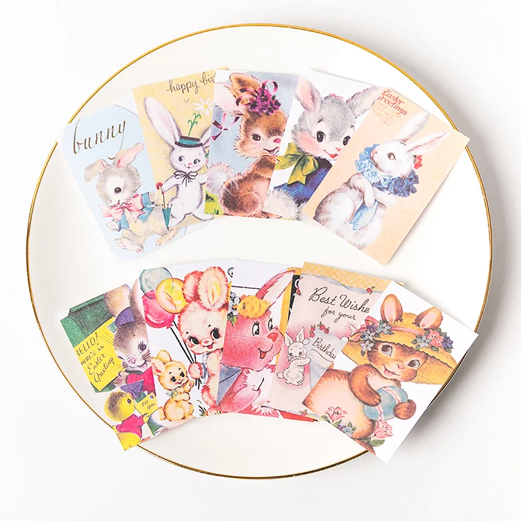 

100pcs/lot Memo Pads Sticky Notes Showa cute rabbit Paper diary Scrapbooking Stickers Office School stationery Notepad