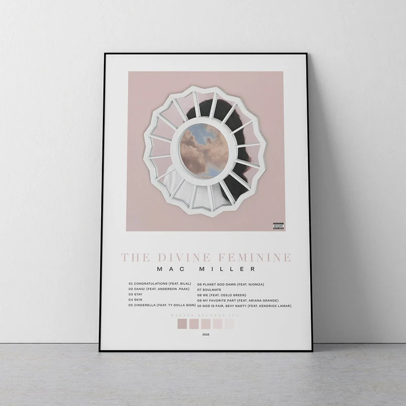 The Divine Feminine MAC MILLER Album Poster Music Wall Art Canvas Painting Prints Musician Gift Living Room Bedroom Home Decor