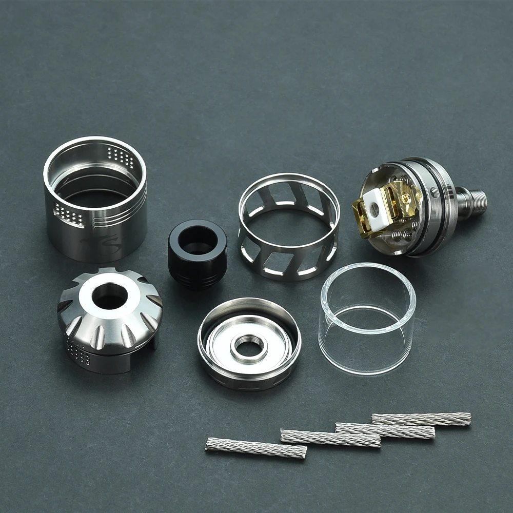 25 Simurg SX RTA 316 SS topaid 6.5 E- vs Gryphus 2 topcoil replacement coil for coils & atomizers - gallery image 4
