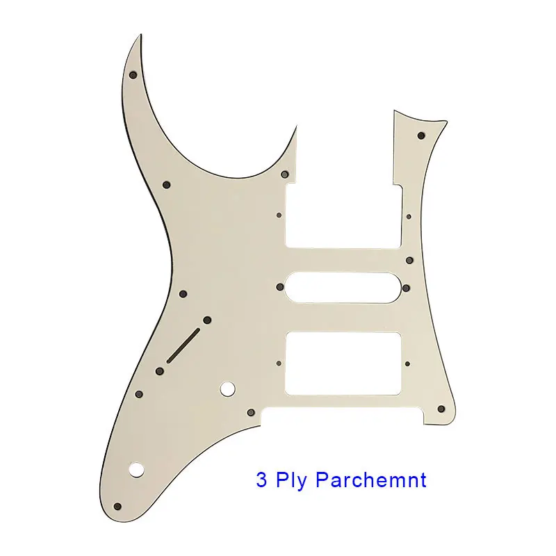 Pleroo Custom Electric Guitar Parts - For Left Handed MIJ  Ibanez RG3550MZ Guitar Pickguard  Pickup Scratch Plate  HSH Humbucker