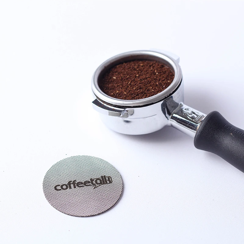 COFFEE TALK Espresso Portafilter 58mm/etc. suitable Lower shower screen contact shower screen Stainless Steel Reusable Filters