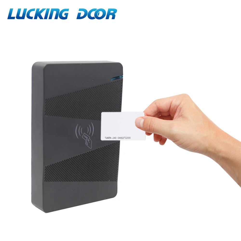 Impermeável Smart Proximity Access Control Card Reader, sem relé, 125KHz, 13,56 MHz, RFID, WG26, 34 Saída, IP66, H2D-R