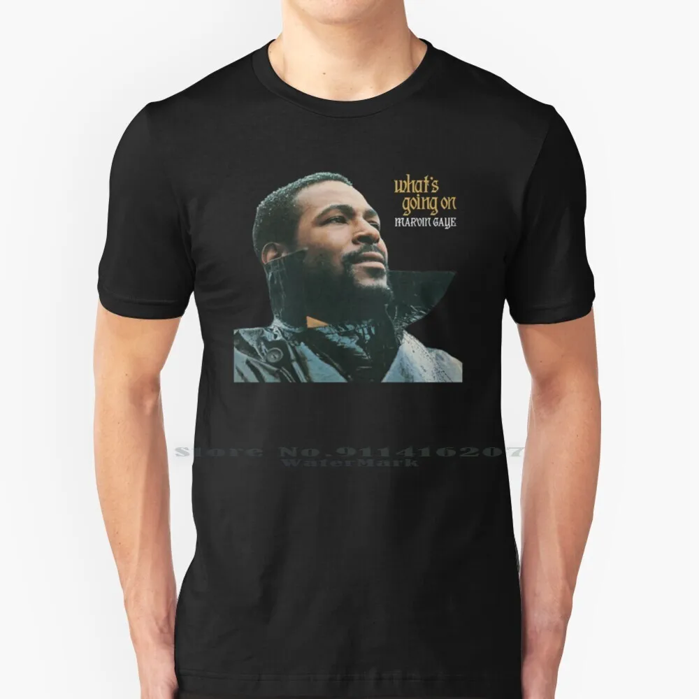 What's Going On T Shirt Cotton 6XL Marvin Gaye Sam Cooke Al Green Music Classic Whats Going On Civil Rights Mlk Luther King