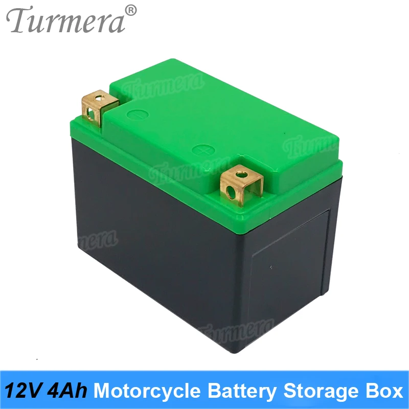 Turmera 12V 4Ah 5A 6A 7A Empty Motorcycle Storage Battery Box (No Battery),power bank 12v output box(only box)