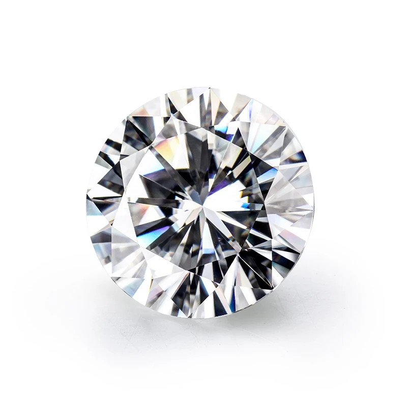 Wholesale Size Price 1ct GH Color Round Cut 6.5mm VVS Lab Grown Loose Moissanites Stone Material High Quality