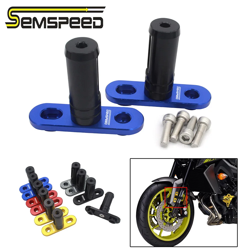 Semspeed para yamaha universal luz de nevoeiro suporte para yamaha frente fender luz titular yzf r1 r1m r1s r6 r6m r6s mt01 mt10 fz10