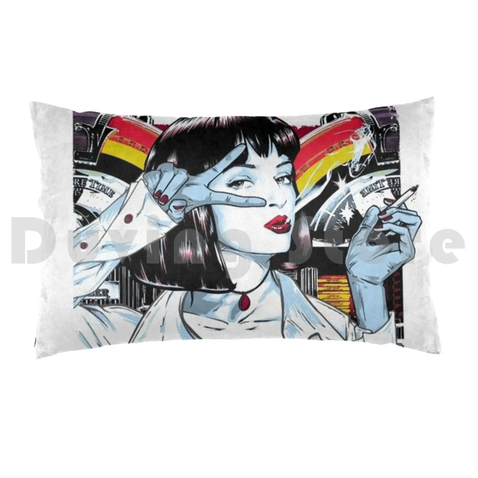 Mia Wallace Pulp Fiction Pillow case 2686 Mia Wallace Pulp Fiction Quentin Tarantino Tarantino