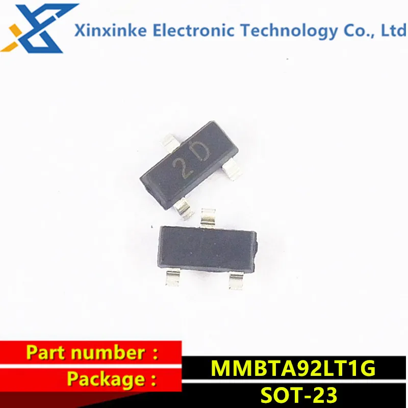 10Pcs SMD Transistor MMBT3906 2N3906 2A SOT-23 SMD Transistor PNP MMBTA92LT1G 2D MMBT5401 2L MMBT4401LT1G 2X  MMBT4403LT1G 2T