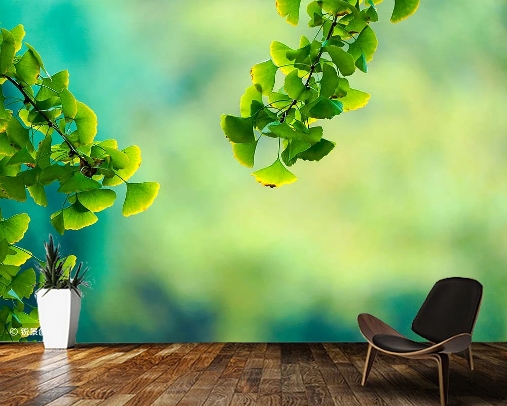 

Papel de parede Leaf background plant wallpaper art wallpaper mural,living room tv wall bedroom wall papers home decoration