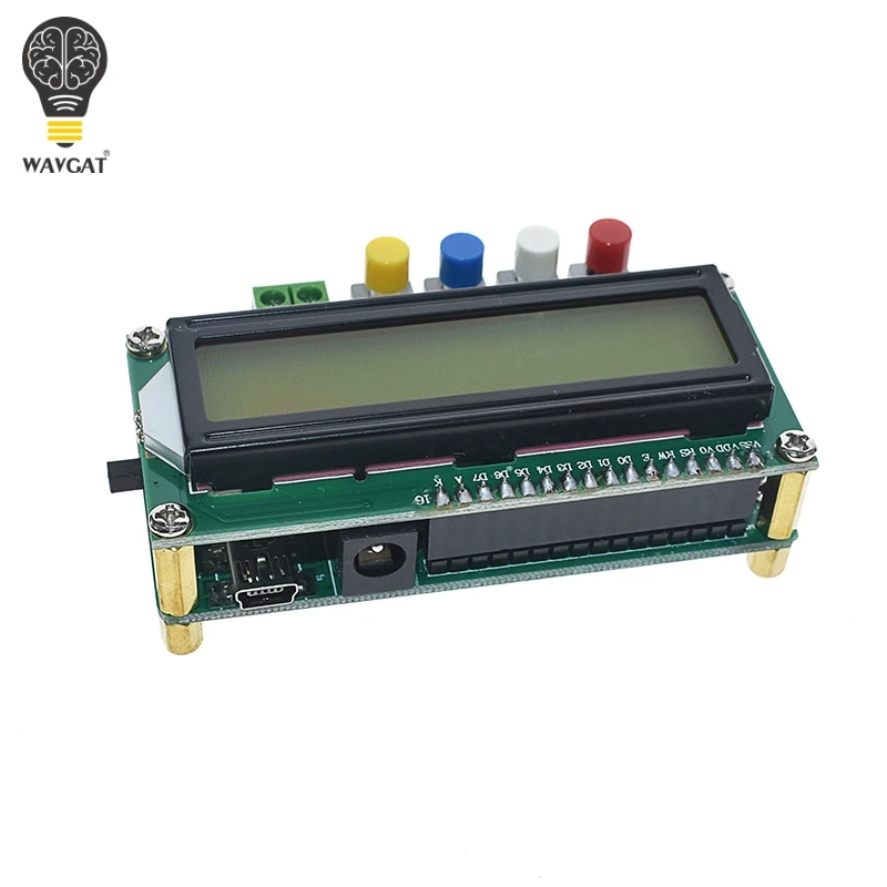 LC-100A Digital LCD Capacitance meter inductance table TESTER LC Meter Frequency 1pF-100mF 1uH-100H LC100-A + Test clip