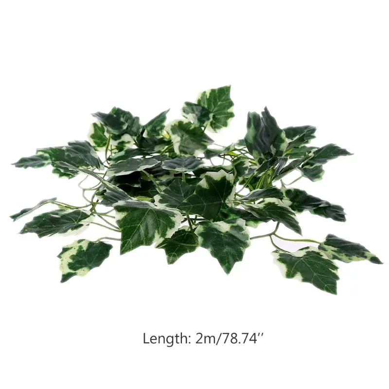 Động Vật Bò Sát Hộp Thằn Lằn Terrarium Nhân Tạo Cây Nho Trang Trí Thằn Lằn Giả Thực Vật Xanh Lá