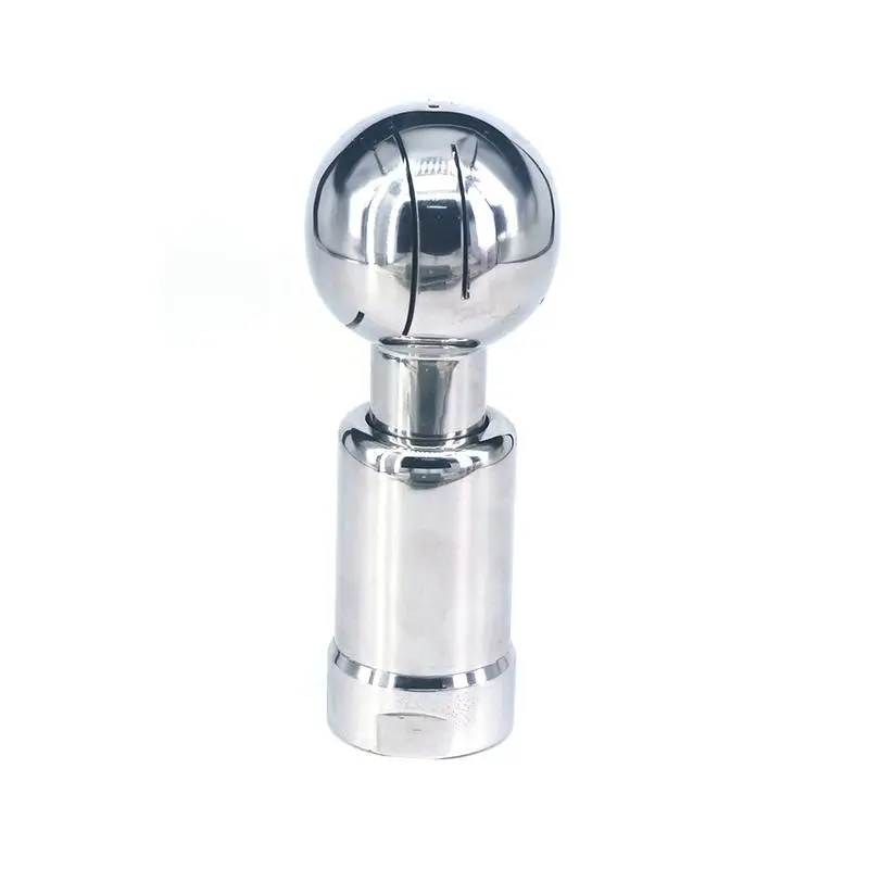 1" BSP Female Thread 304 Stainless Steel Sanitary Thread Rotary Spray Ball Tank Cleaning Ball