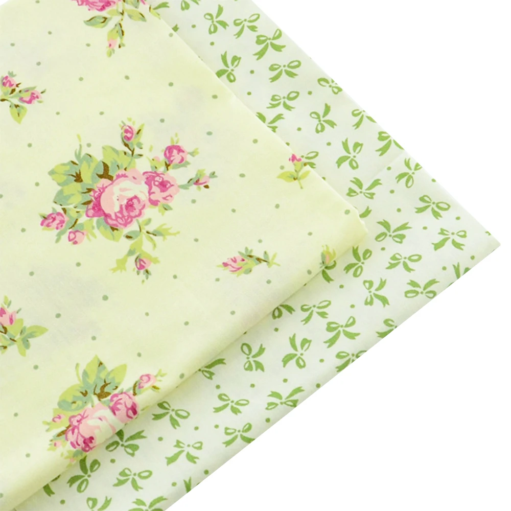 2 Teile/lose 40cm x 50cm Pre-cut Fett Viertel Schöne Bunte Qualität Gedruckt Baumwolle Stoffe Patchwork Quilten tuch für DIY Nähen – Detail 4