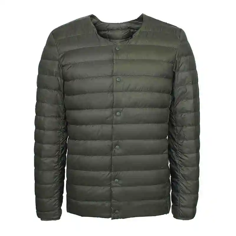 NewBang-Chaqueta de plumón ultraligera para hombre, abrigo ligero portátil, Delgado, a prueba de viento, Forro cálido