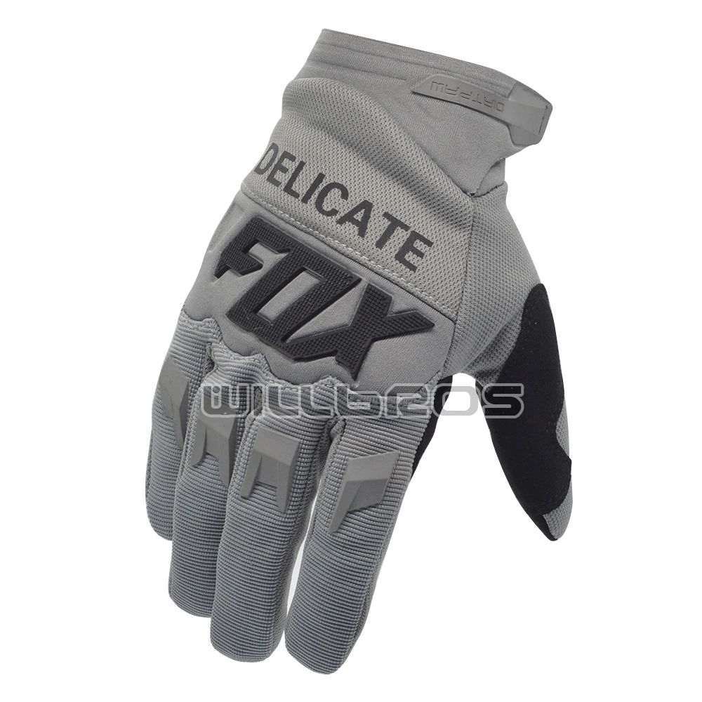 

MTB Gloves ATV Bike Riding Guantes Mountain Bicycle Offroad Grey Glove 360/180 Race Luvas