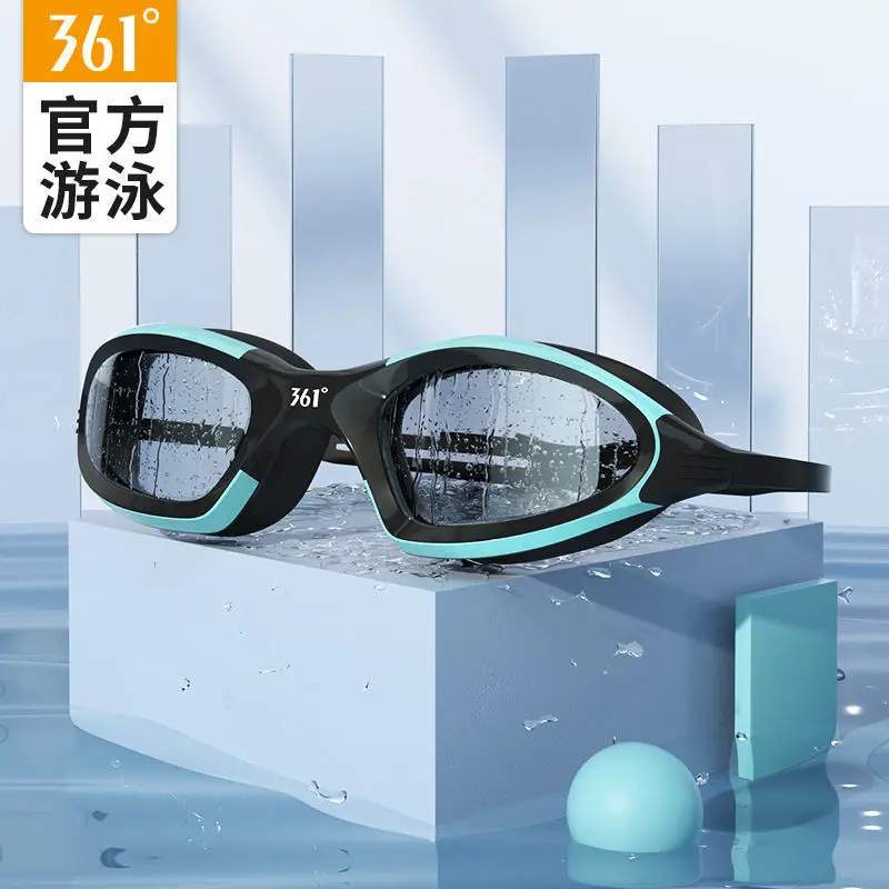 361 Anti Fog UV Protection Training Swimming Goggles For Men Women Professional Racing Swimming Glasses Adjustable Eyeglasses