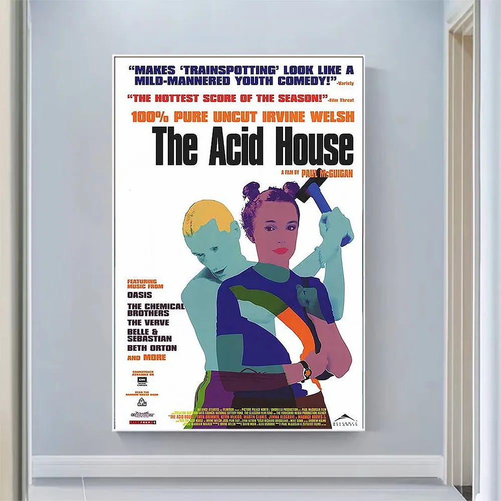 V2611 The Acid House Vintage Classic Movie Wall Silk Cloth HD Poster Art Home Decoration Gift