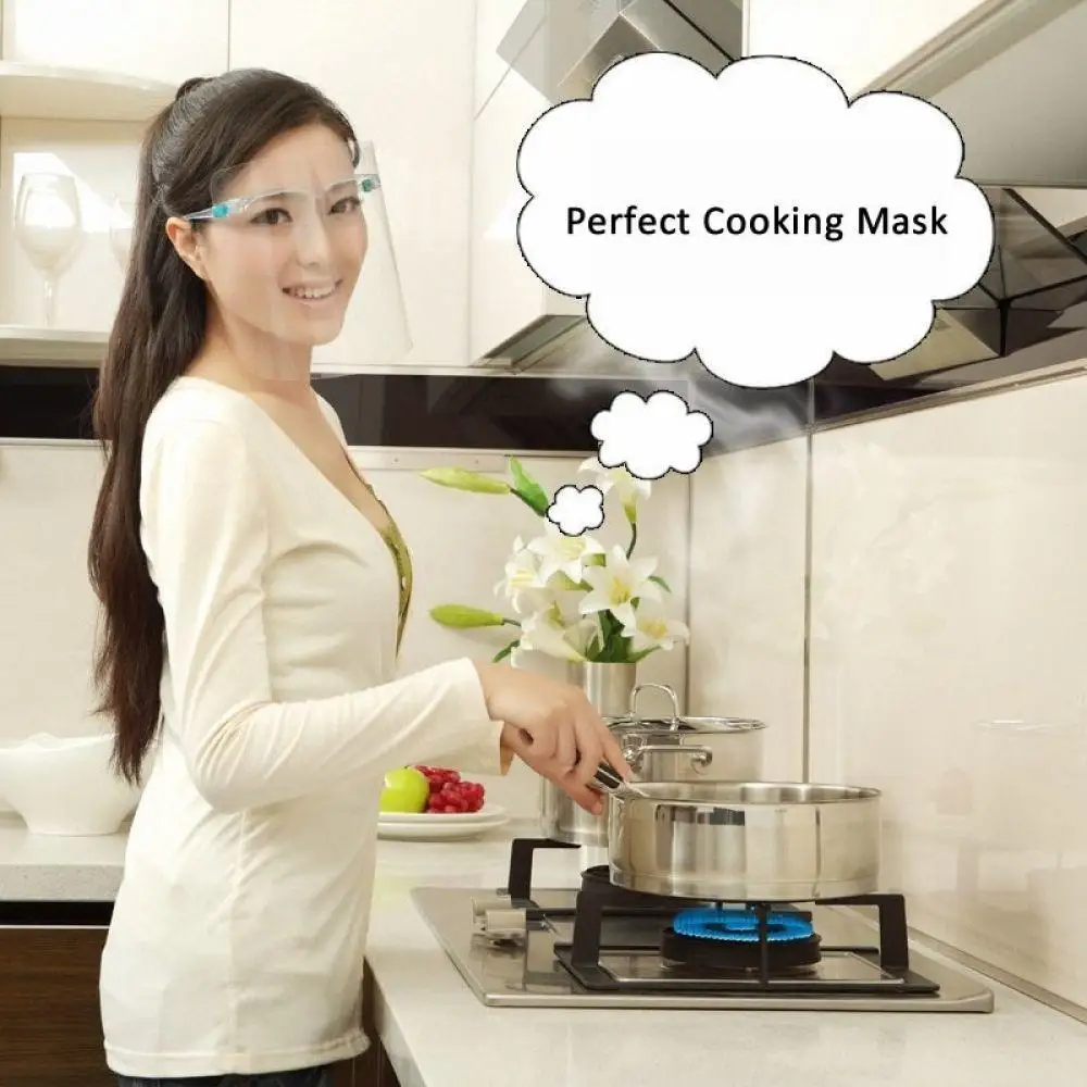 Protective Practical Oil Splash Proof DustProof Face Eyes Protection Glasses mask Kitchen Cooking Work Safety Eye Goggle Masks