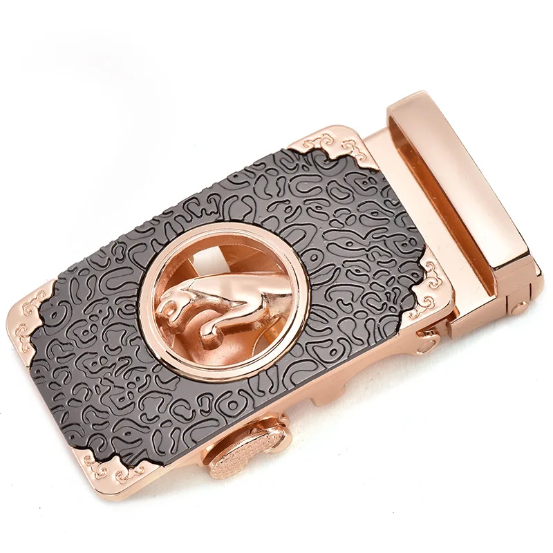 Fashion Men's Business Alloy Automatic Buckle Unique Men Plaque Belt Buckles for 3.5cm Ratchet Men Apparel Accessories g12540