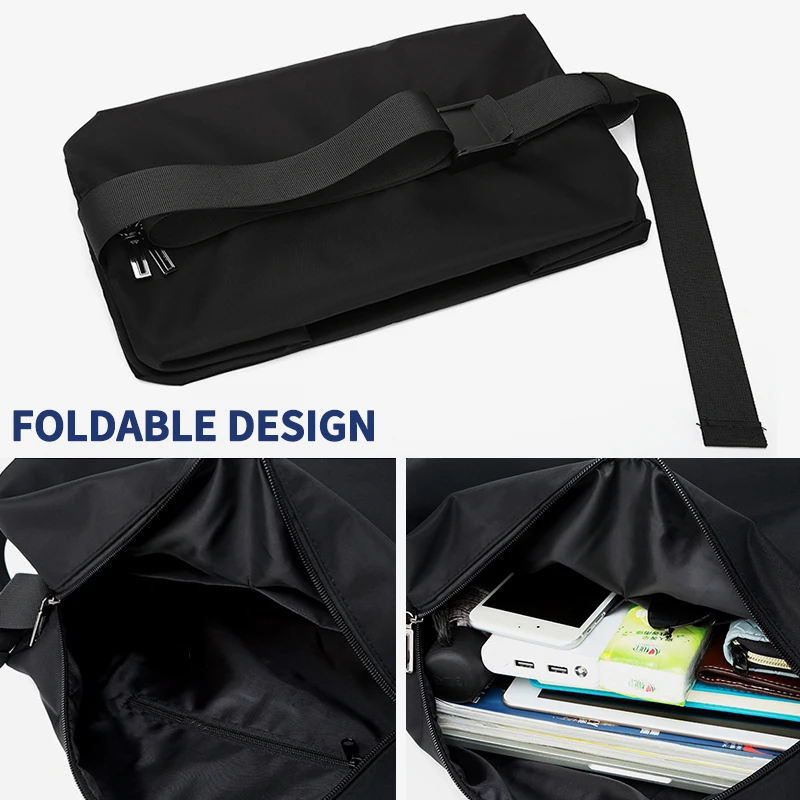 inrnn Men Weekend Travel Bag Outdoor Sport Bags for Teenager Waterproof Male Foldable Duffle Bag Fashion Shoulder Luggage Bag