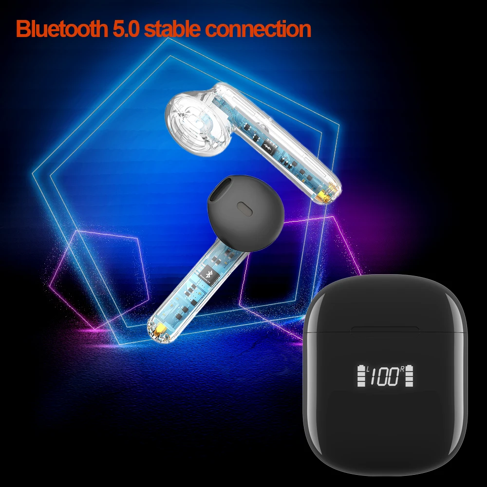 Беспроводные наушники Bluetooth 5,0, TWS Hi-Fi мини-наушники-вкладыши с поддержкой iOS/Android, HD-звонки