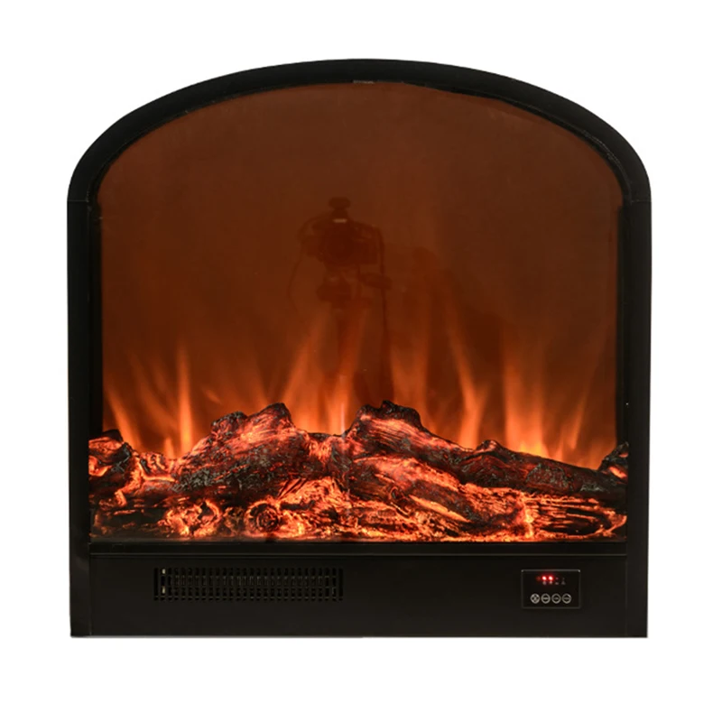 Dinding Listrik Perapian Pemanas Cerdas Remote Dekorasi Rumah Perapian Eropa Perapian Tempat Api Hias