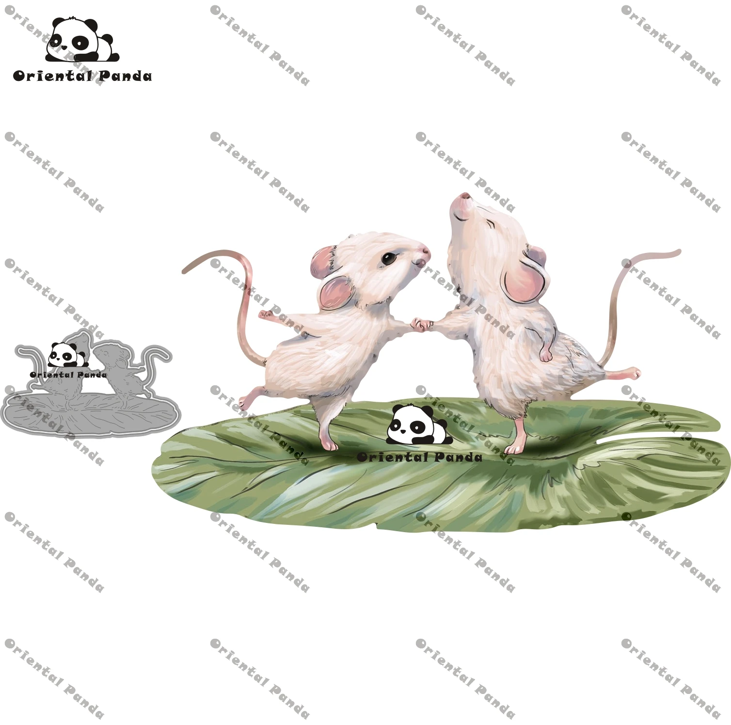 New Dies 2020 Camper Van Metal A mouse standing on a lotus leaf Dies diy Dies photo album cutting dies Scrapbooking Stencil Dies