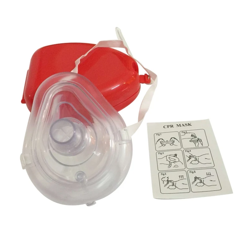 Portable Pocket Resuscitator Universal CPR Rescue Breathing Mask One-Way Valve CPR Face Shield Emergency First Aid Tools