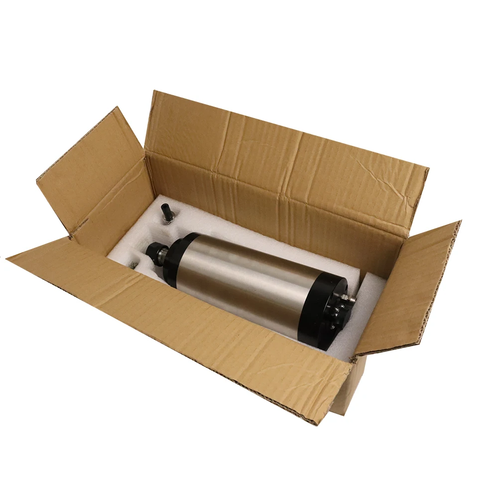 수냉 스핀들 모터, CNC 조각 밀링 기계용 베어링 4 개, 3.0KW ER20, 100mm, 220V, 380V, 24000rpm