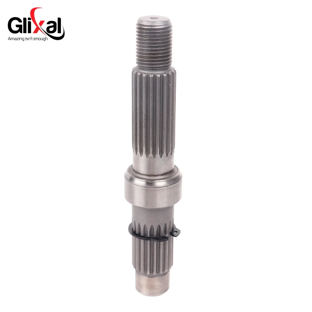 Glixal GY6 125cc 150cc 135mm Gearbox Output Final Drive Shaft for 152QMI 157QMJ 4-Stroke Drum Brake Scooter Moped ATV Go-Kart