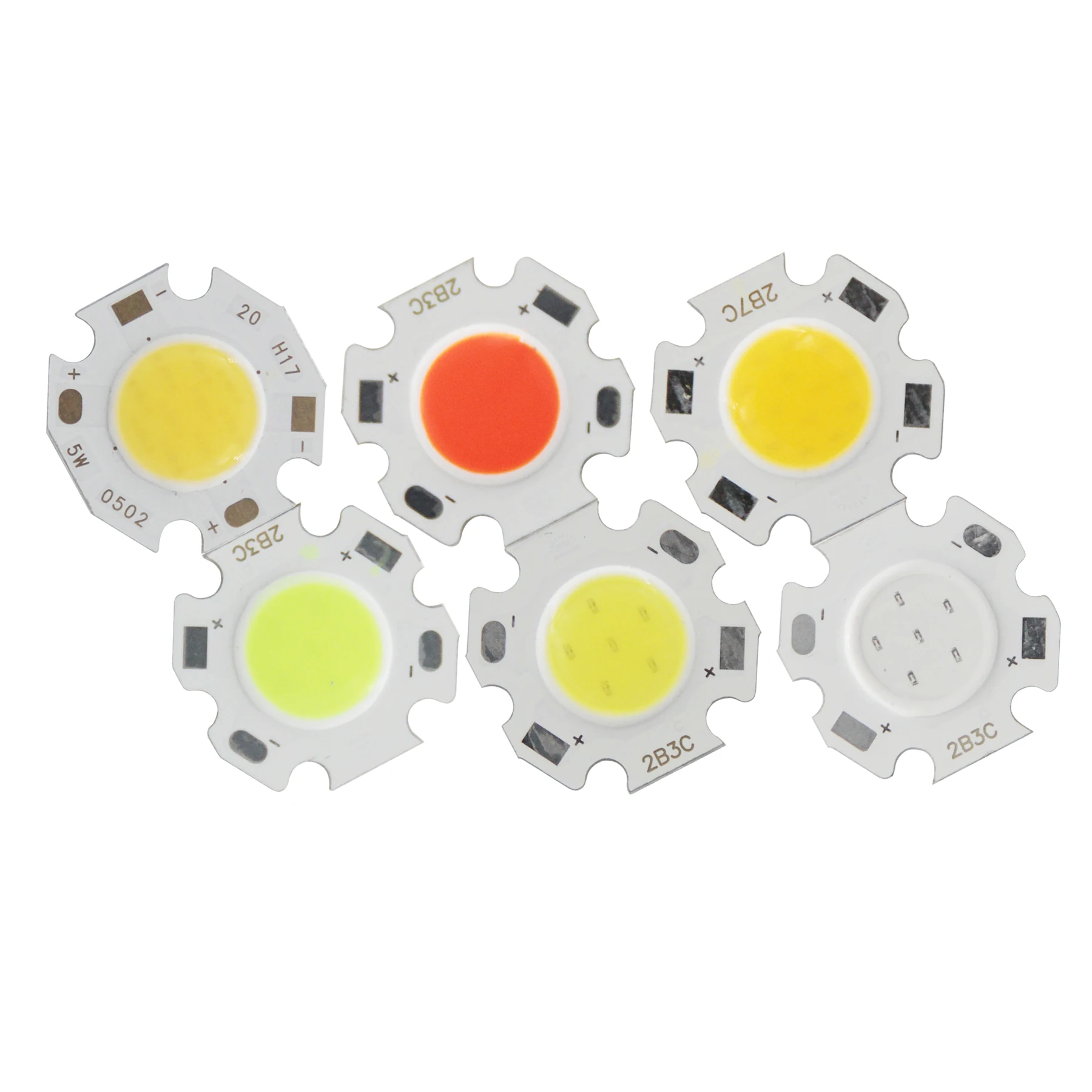 azul verde branco 3w 5w 7w 20 mm rodada led cob chip on board emiter fonte de iluminacao para spot light downlight 20 pecas lote vermelho 01