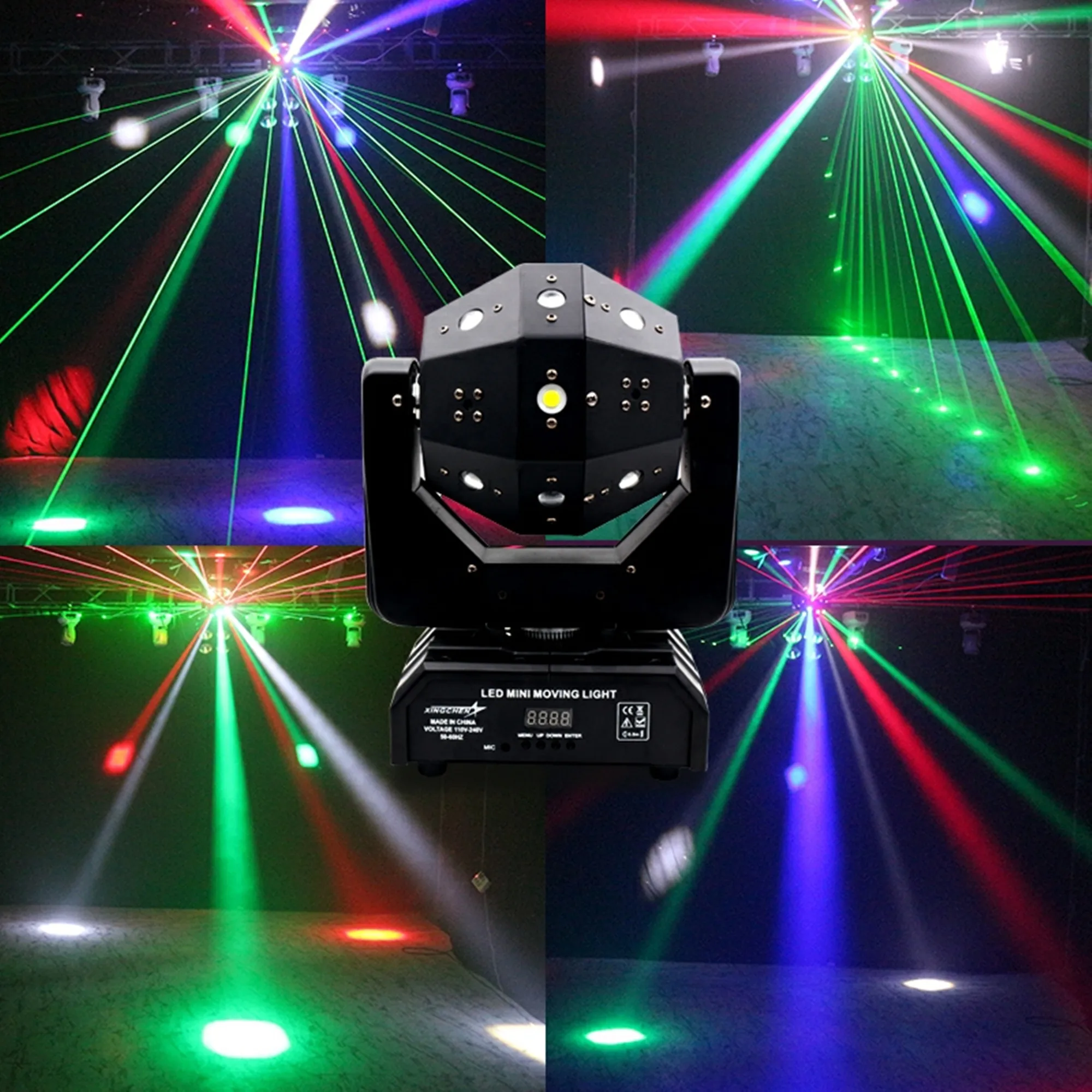 Professional DJ Disco Ball Lights LED beam laser strobe 3in1 moving head football light DMX Nightclub party show stage lighting