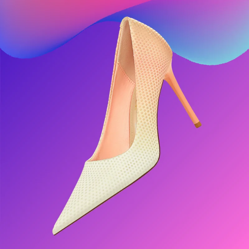 ZYSK Shoes High Heels Woman Pumps Stiletto Women Basic Pump Fashion Female Wedding Party Shoes Plus Size 34-43 Ladies Heels Shoe