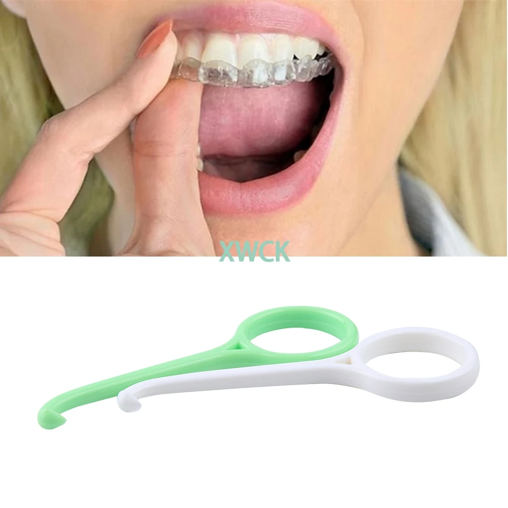 1/6PCS Dental Removal Hook Tool Plastic Orthodontic Aligner Remove Invisible Removable Braces Clear Aligner Oral Care