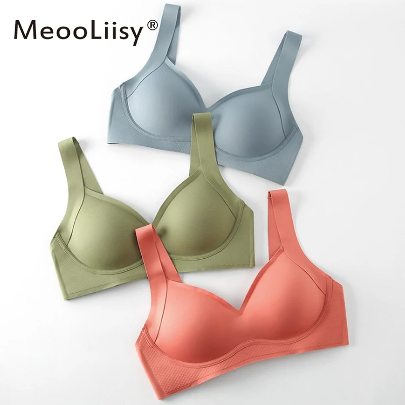 MeooLiisy  Seamless Bra Wire Free Brassieres Soft Intimate Women\'s Underwear Sexy Intimates Womens Lingerie Underwear