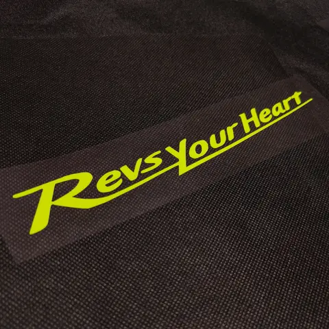 Revs Your Heart 오토바이 스티커 반사 방수 자동차 데칼