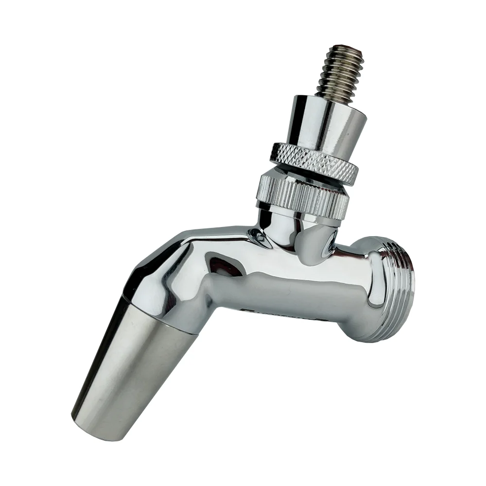 KegLand NUKATAP   Stainless Steel Draft Beer Tap Faucet   (Free  Plastic Handle Included)  Home Brewing