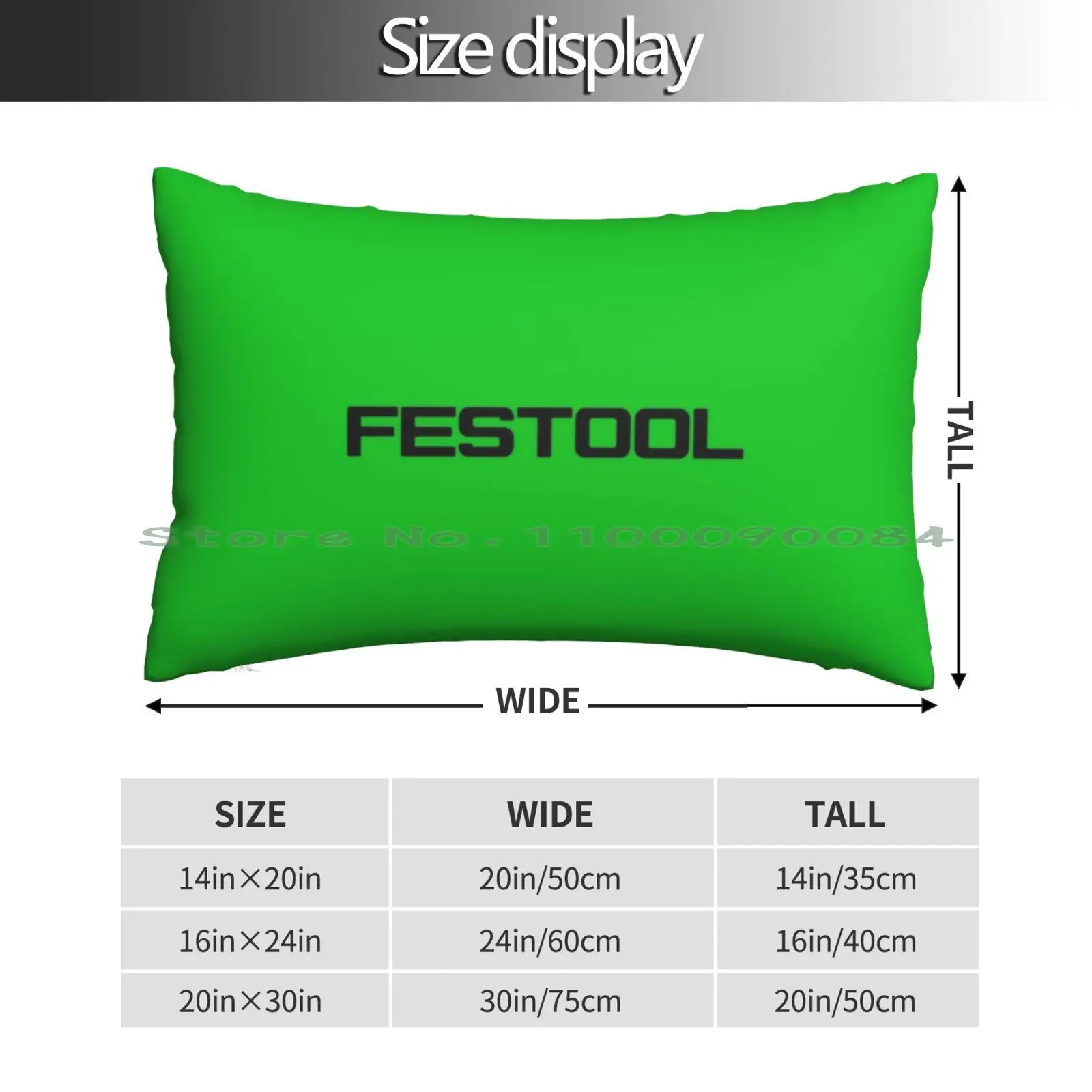 Power Tools-Festool Logo Pillow Case 20x30 50*75 Sofa Bedroom Confidence Haters Cool Idea Birthday Funny Men Boys Strong Middle