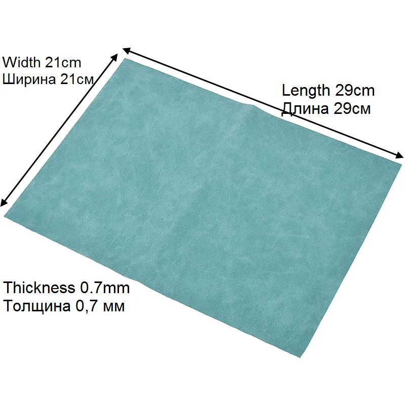 Lychee Life 21x29cm A4 Faux Suede PU Leather Fabric For Garment Waterproof Synthetic Leather Fabric DIY Sewing Material