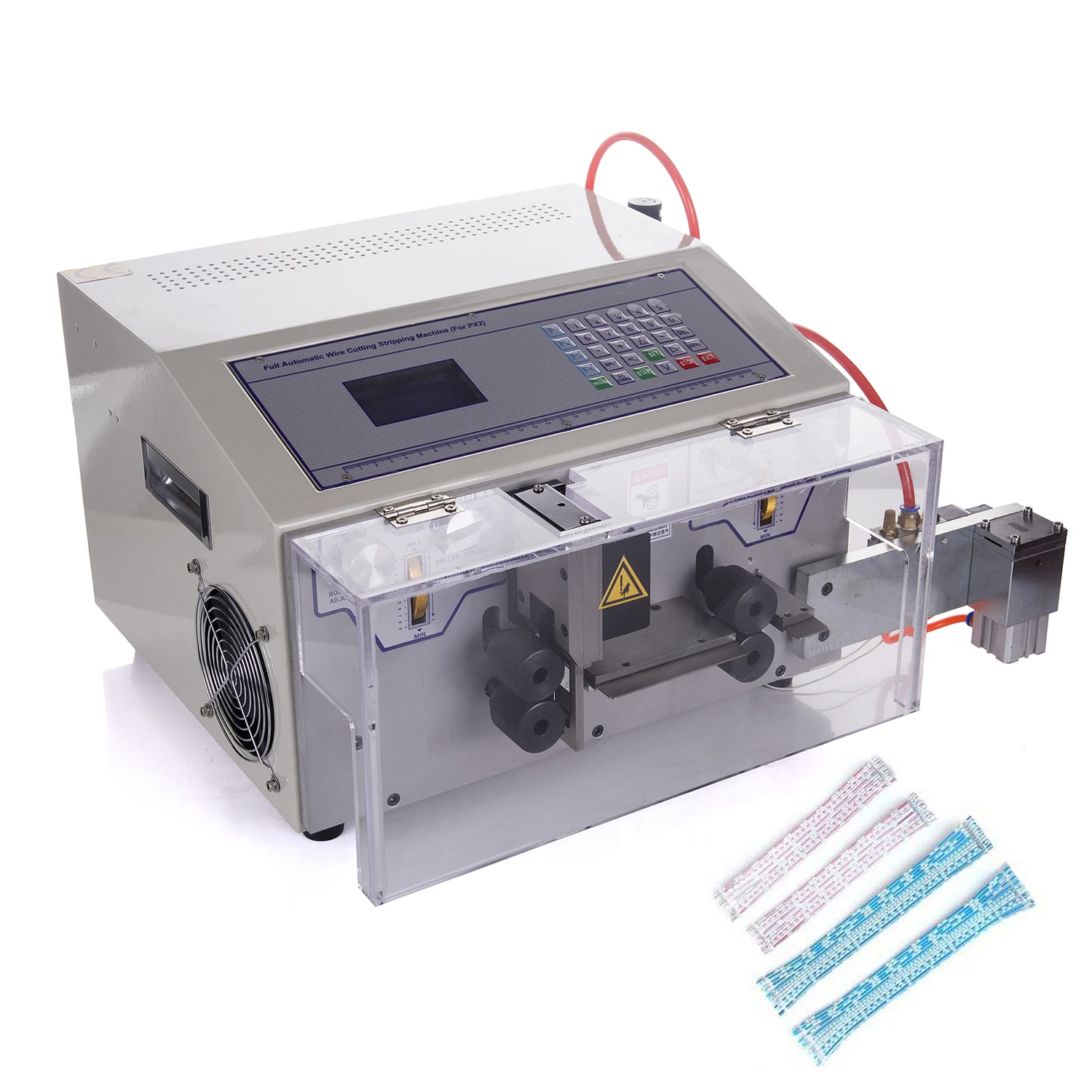 SWT508-PX2 Computer Automatic Wire Stripper and Bending Wire Peeling Stripping Cutting Machine Branch Flex Flat Cable 2-12P