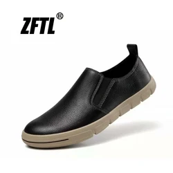 ZFTL Men Loafers Man Boat shoes Non-slip sole brand new Men Casual slip-on shoes man soft loafers male driving shoes 2023