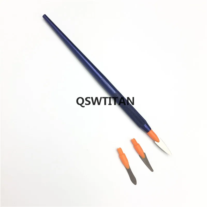 Dental Ceramic Porcelain Cement Power Glass Ionomer Mixing Spatula Knife Blade