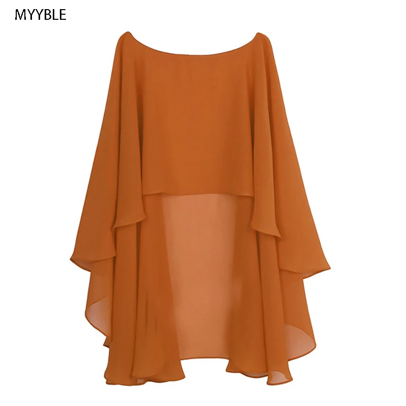 Capa de boda suave para mujer, chaqueta de gasa encogimiento de hombros, Bolero nupcial, chal largo y envolturas, cubierta de boda de noche