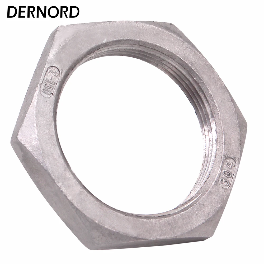 DERNORD 스테인리스 스틸 304 잠금 너트, DN25 DN32 DN40 DN50 물 가열 요소용, 1 인치 NPT/BSP 1.25 인치 1.5 인치 2 인치 BSP 잠금 너트