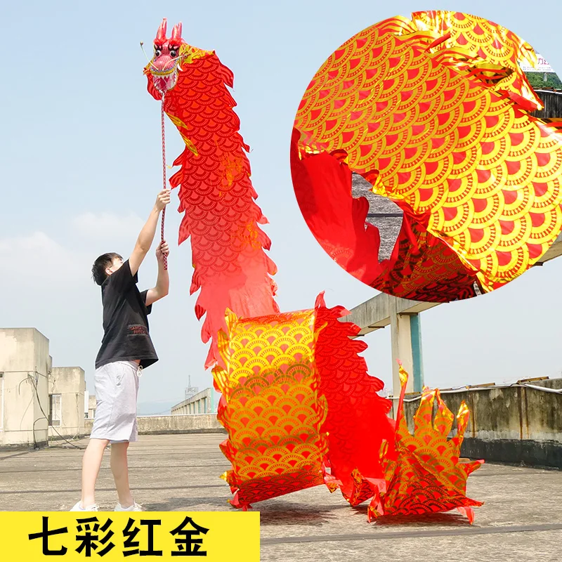 Chinese Dragon Dance Props Funny Sport activity Outdoor Fitness Dragon Traditional Chinese Festival Celebration Products